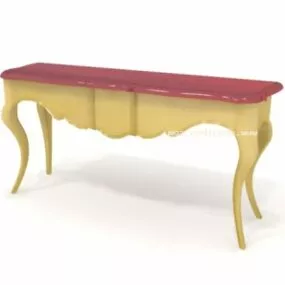 Console Table European Style V2 3d model