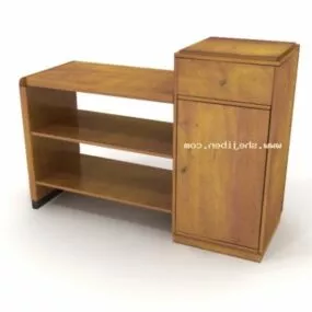 Shoes Cabinet With Door 3d model