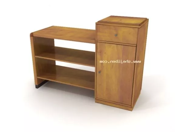 Display Cabinet With Shelf 3d model