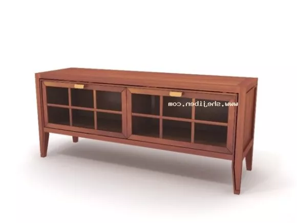 Glasscase With Glass Shelf 3d model