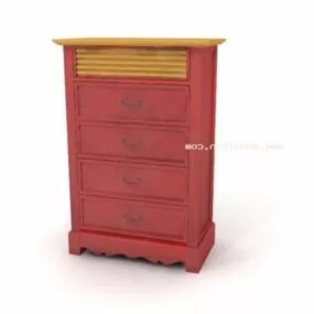 Old Cabinet 3d model