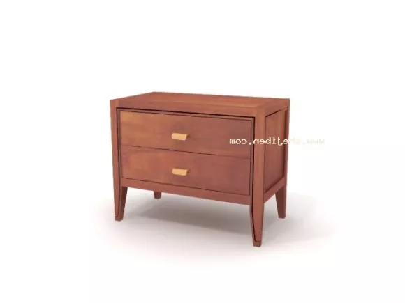 Nightstand Box Shape 3d model