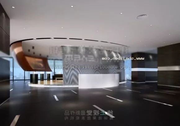 Office Hall Space 3d model Office Hall Space 3d model