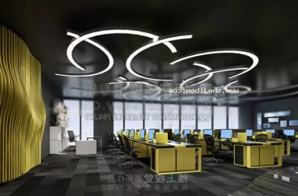 Entertainment Hall Space 3d model