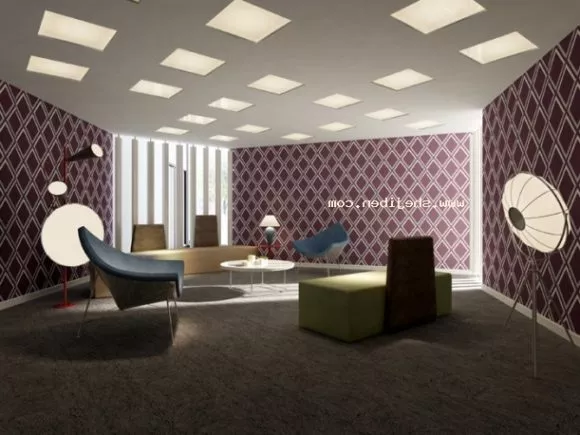 Sitting Room With Furniture 3d model