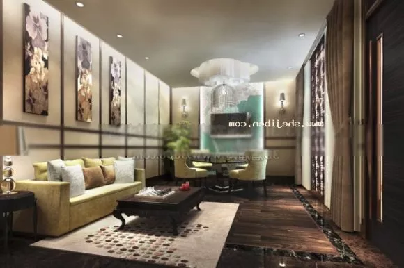 Empty Brick Room 3d model