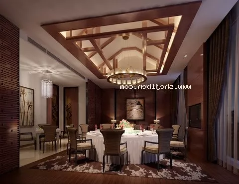 Building Market Restaurant 3d model