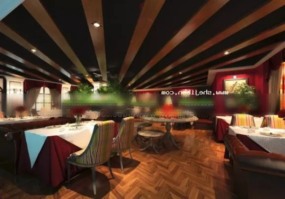 Mall Dining Space Interior Scene 3d model Mall Dining Space Interior Scene 3d model