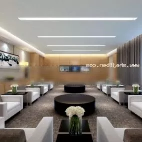 Meeting Room Interior Scene 3d model