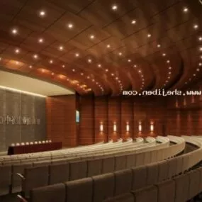 National Assembly Room Interior Scene 3d model