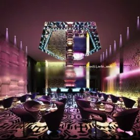 Bar Karaoke Interior 3d model