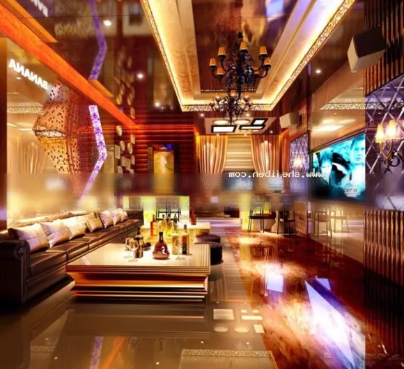 Bar Space Entertainment Room 3d model Bar Space Entertainment Room 3d model
