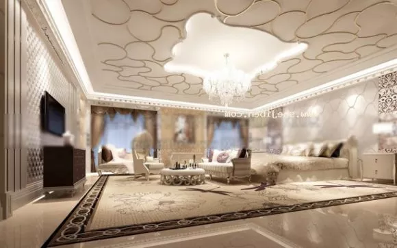 Classic Entertainment Room 3d model
