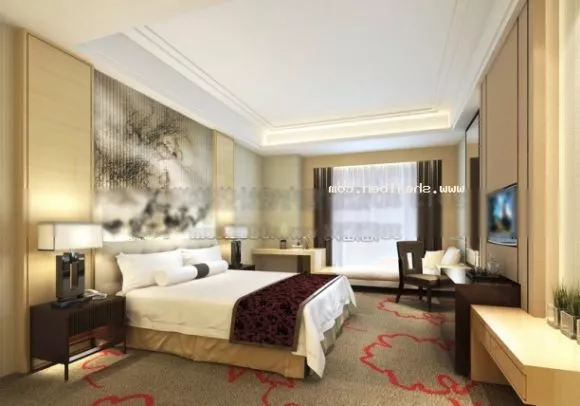 Entertainment Space With Reception 3d model
