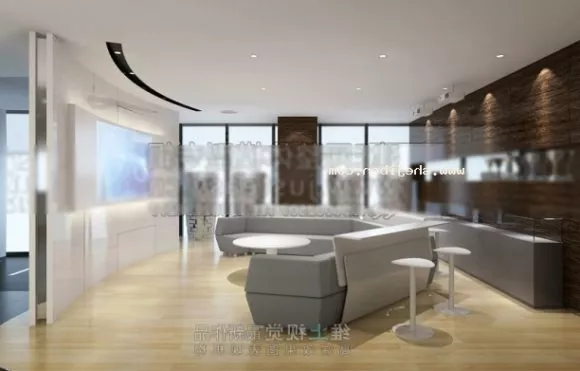 Lab Room Interior 3d model