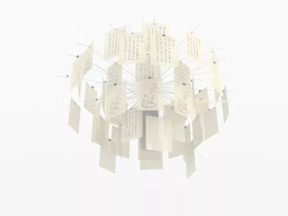 Luxury Classic Crystal Chandelier 3d model
