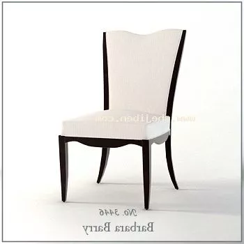 Bar Chair With Thin Leg 3d model