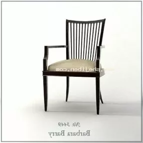 Wood Armchair Furniture 3d model