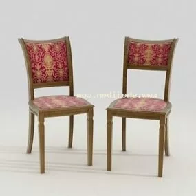 Vintage Chair Kitchen Furniture 3d model
