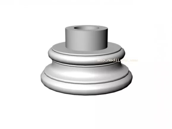 Construction Column Stone Column With Base 3d model