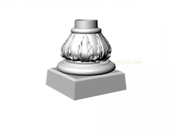 Classic Column Middle East Architecture 3d model