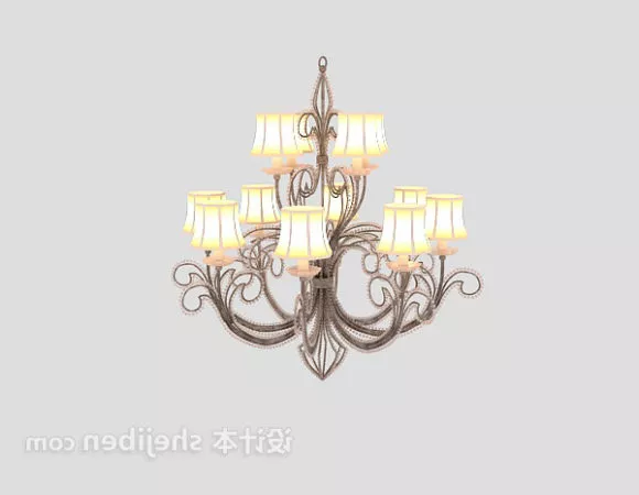 Parabolic Reflector Lamp 3d model