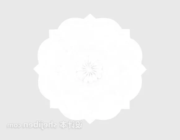 European Ceiling Plaster Decorative 3d model European Ceiling Plaster Decorative 3d model