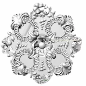 Ceiling Plaster Decorative 3d model