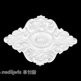 European Ceiling Plaster Furniture 3d model