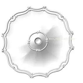 Ceiling Plaster Modern Style 3d model