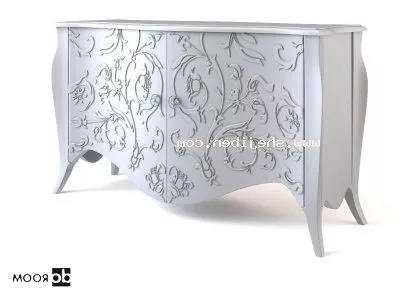 European Carved Tv Cabinet Furniture 3d model European Carved Tv Cabinet Furniture 3d model