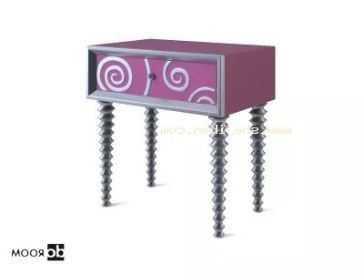 Pink Desk Stylized 3d model Pink Desk Stylized 3d model