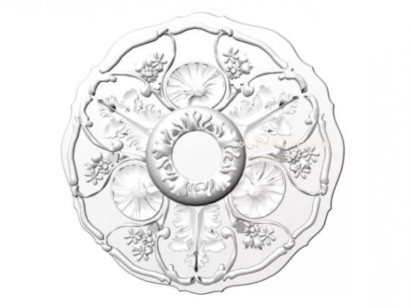 Ceiling Plaster Round Carving Decoration 3d model Ceiling Plaster Round Carving Decoration 3d model