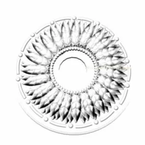 Ceiling Decorative Plaster 3d model