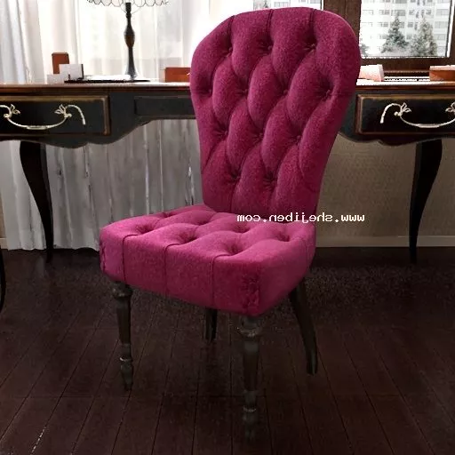 Purple Chair Upholstery 3d model Purple Chair Upholstery 3d model