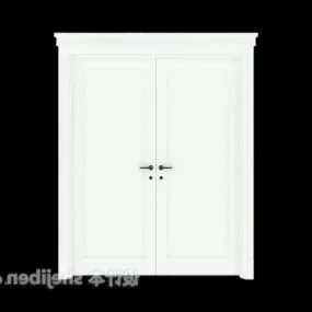 Double Open Wall Cabinet 3d model
