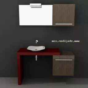 Hand Washing Table Modern Shaped 3d model