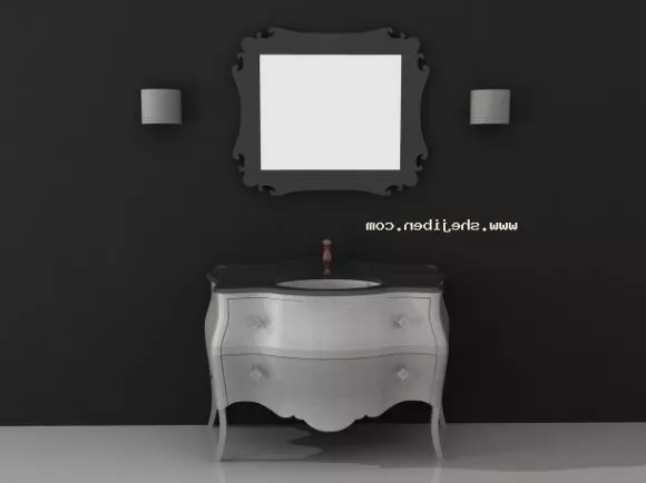 Corner Shower Floor 3d model