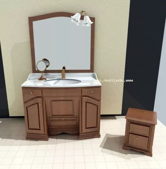 Old Style Chinese Window Frame 3d model