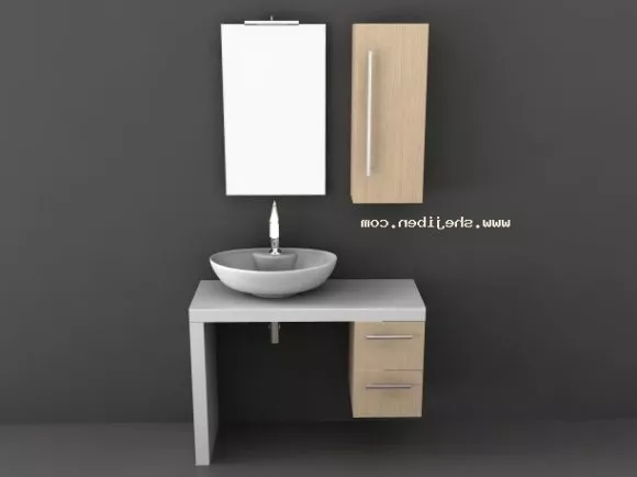 Washroom For Men 3d model
