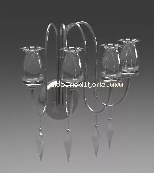 Antique Industrial Pendant Lamp 3d model