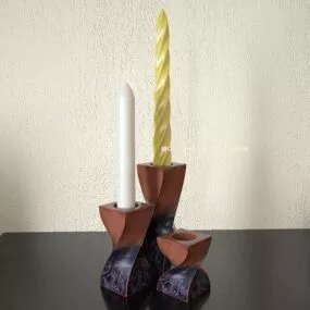 Candlestick Light Modern Shaped 3d model