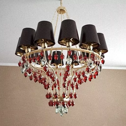Basket Chandelier 3d model