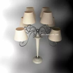 Old Vintage Table Lamp 3d model