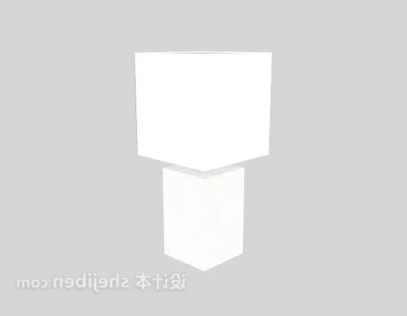 Square Shaped Table Lamp Lighting Fixtures 3d model Square Shaped Table Lamp Lighting Fixtures 3d model