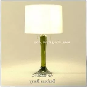 Modern Table Lamp Glass Base 3d model