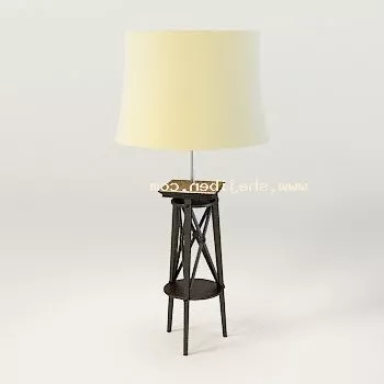 Antique Industrial Pendant Lamp 3d model