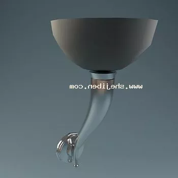 Stainless Steel Vintage Lerosene Lamp 3d model