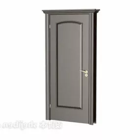 Wood Door Vintage Style Furniture 3d model