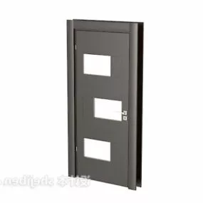 Door Furniture With Opening Window 3d model